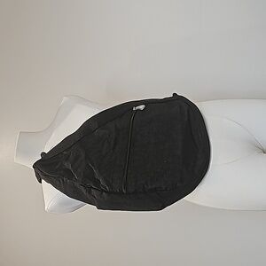 AmeriBag Healthy Back Bag Nylon Sling Strap Multi Pocket Black Ergonomic
